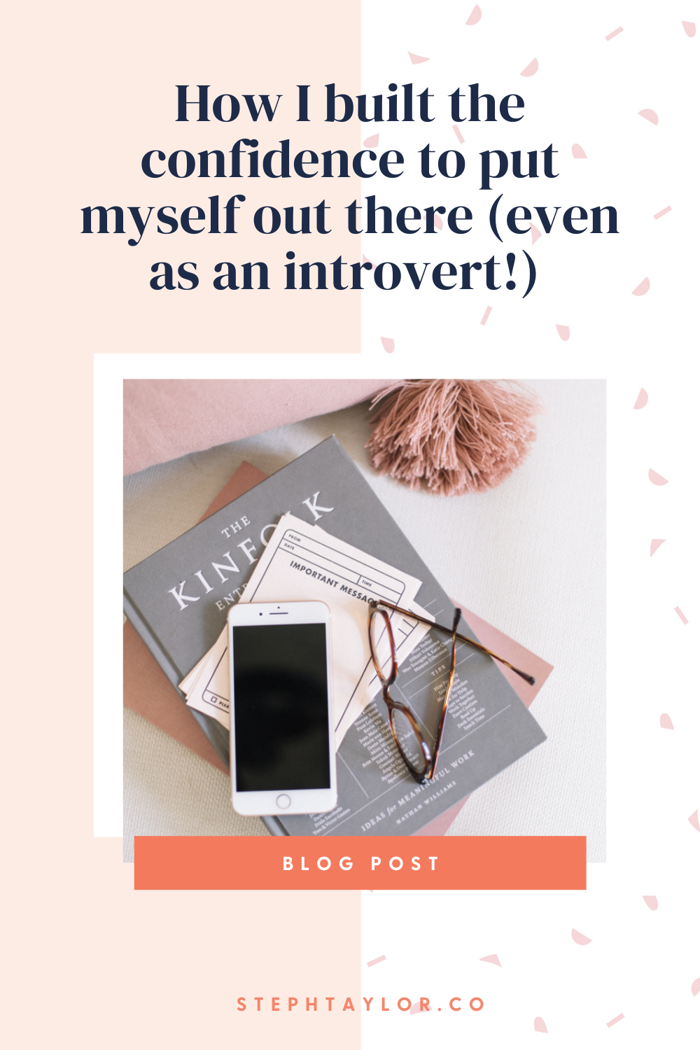 confidence to promote myself even as introvert